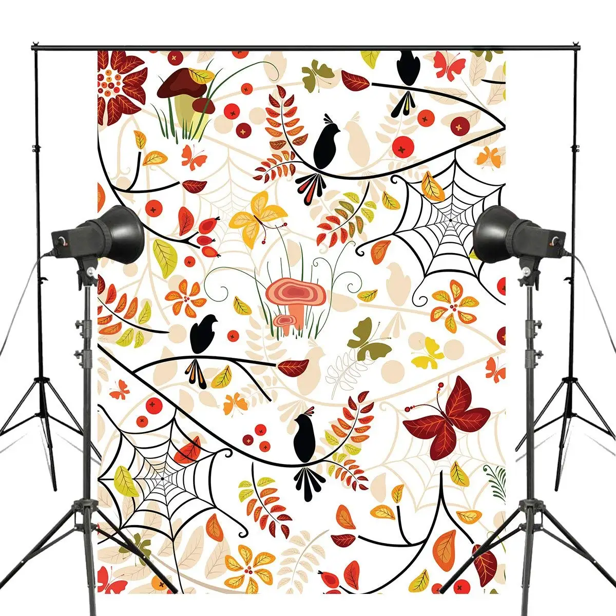 

150x210cm Beautiful Autumn Floral Pattern Photography Backdrop Abstract Tree Branch Background Photo Studio Backdrop Props Wall