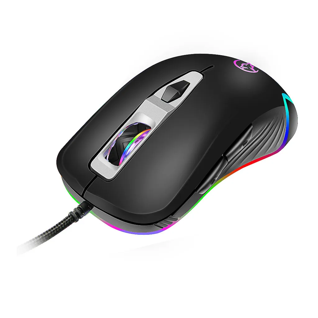 G827USB игровой кабель для мыши RGB 6 подсветка макро программируемые пуговицы геймер Professional Pro мышь компьютер мыши Компьютерные для ПК