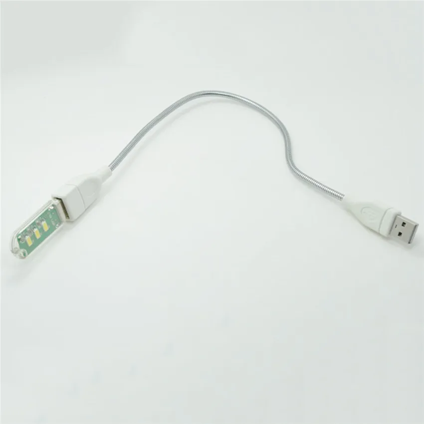 Ndtusmz USB светодиодный лампа для роста растений DC5V 2,5 W полный спектральное освещение серебристый корпус для гидропоники Системы парниковых зеленых растений