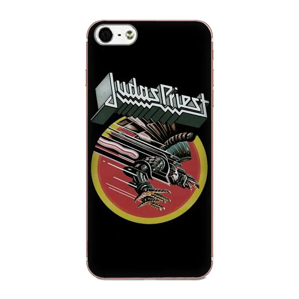 Judas Priest для Apple iPhone 4 4S 5 5C 5S SE 6 6S 7 8 Plus X XS Max XR мягкий чехол из ТПУ|Чехлы-накладки| |