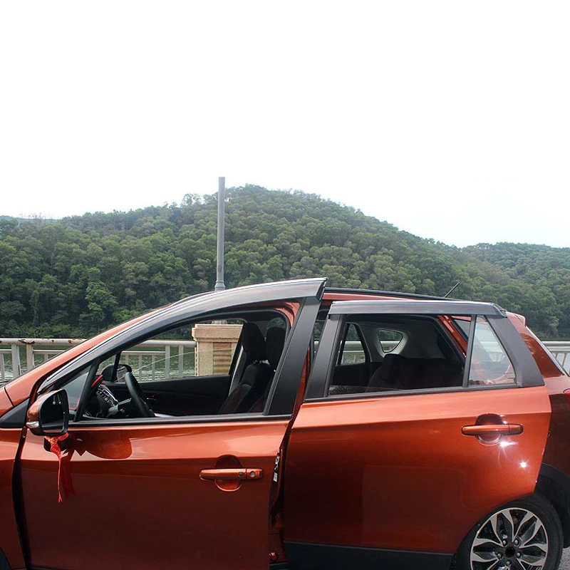 Beste Voor Suzuki S Cross Sx4 2014 2015 2016 2017 2018 Auto Window Visor Vent Shade Regen Zon Wind Guard Trim Auto Onderdelen Accessoires