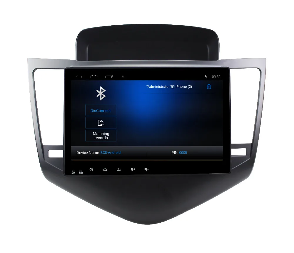 Top Nedehe 9 inch Android 8.1 car dvd player for Chevrolet Cruze 2008 2009 2010 2011 2012 car gps navigation car radio stereo 4