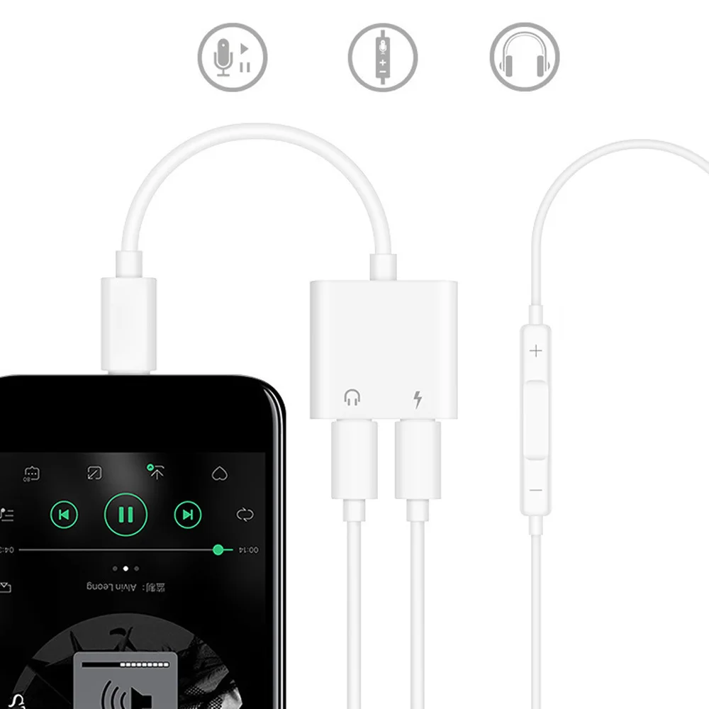Для освещения до 3,5 мм наушники аудио Aux Adaptador для iPhone 11 pro X 8 7 для освещения адаптер IOS 13 кабель для зарядки звонков