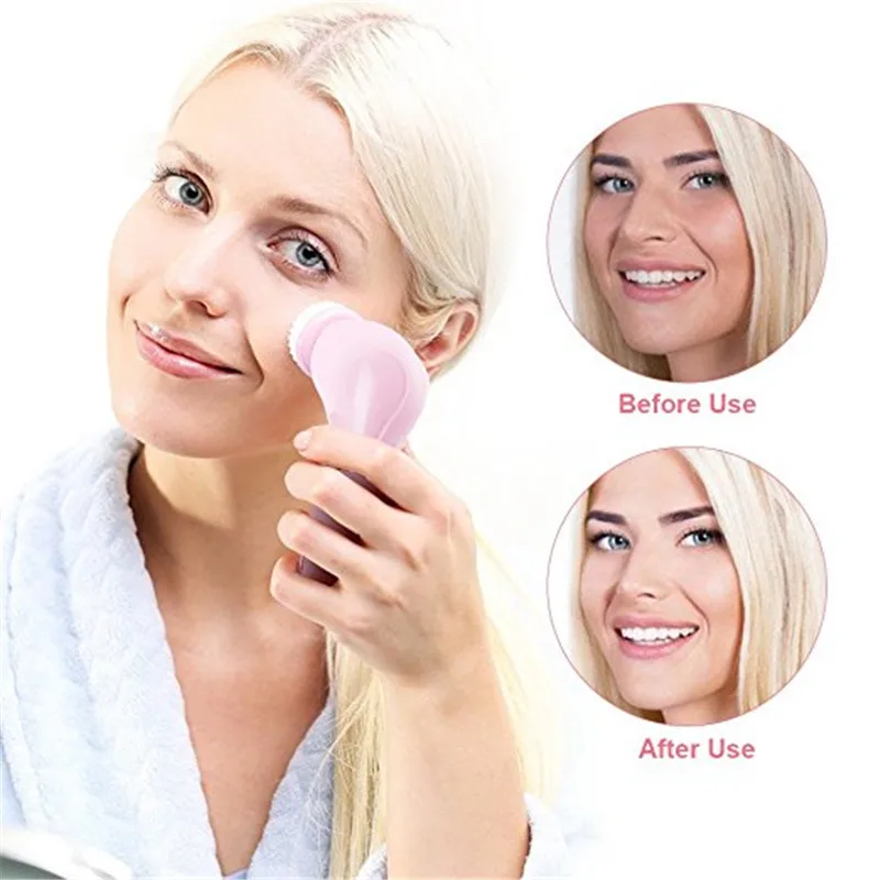 

Face Cleansing Brush Massager Facial Peeling Electric Facial Cleanser Brush Cleaning Machine Exfoliating Skin Washing Body