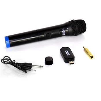 

Professional Karaoke Wireless Microphone 3.5mm 6.35mm Jack 2 in 1 Mini USB Receiver For Speech Speaker Megaphone Church Lectures