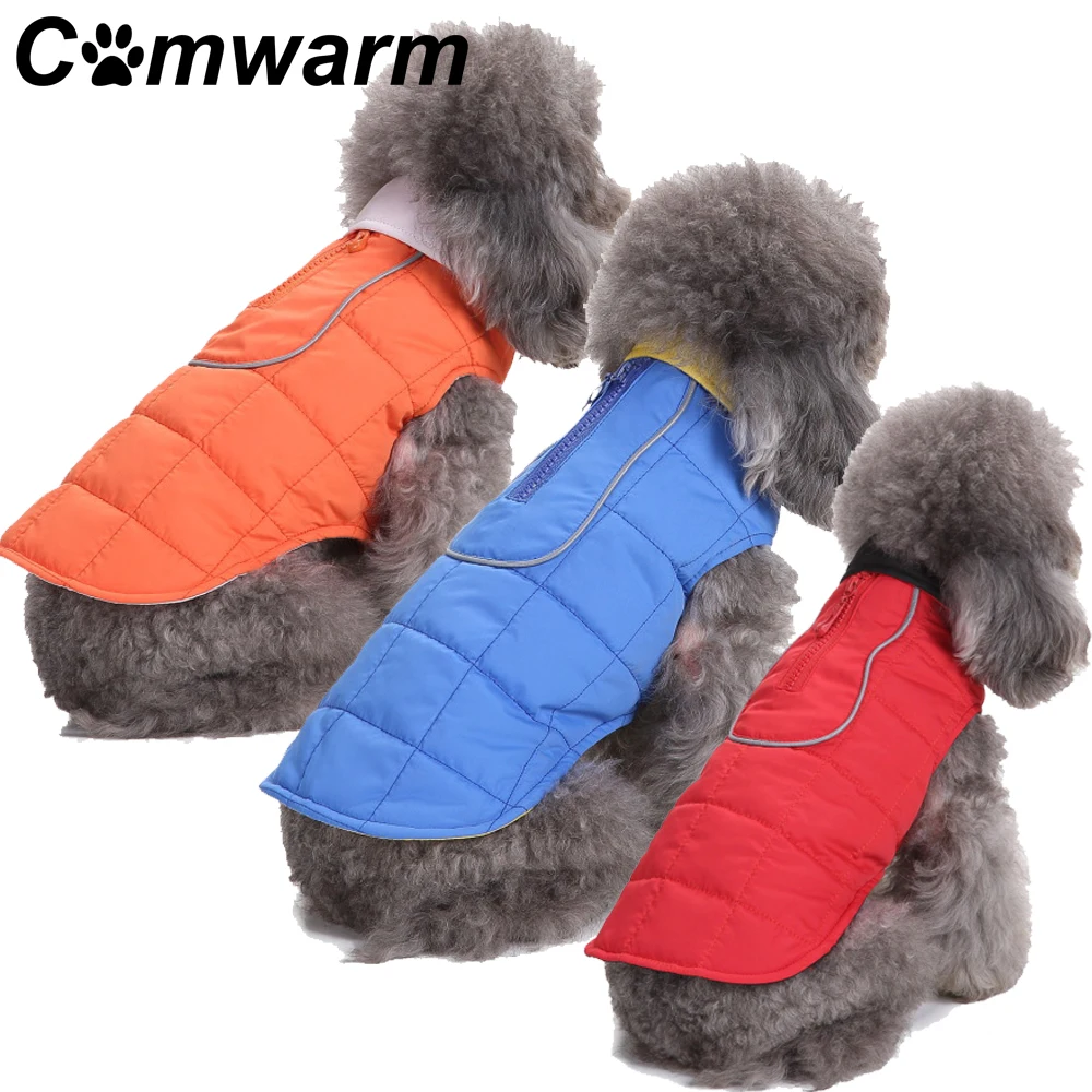 Comwarm New Warm Pets Down Jackets Winter Vest Coat Dogs Cats Clothes