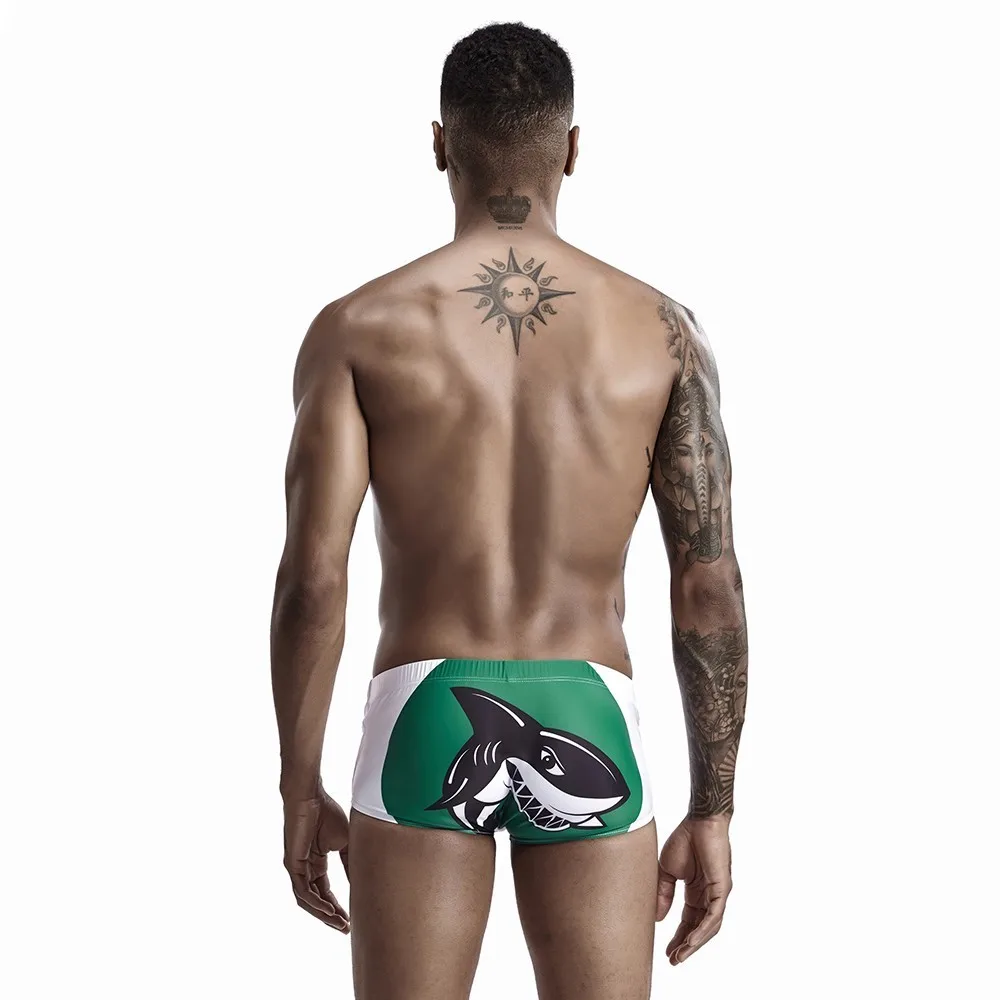 2019 Сексуальный Мужской купальный костюм в полоску, мужские плавки-бикини, мужские шорты для плавания, пляжный купальный костюм для