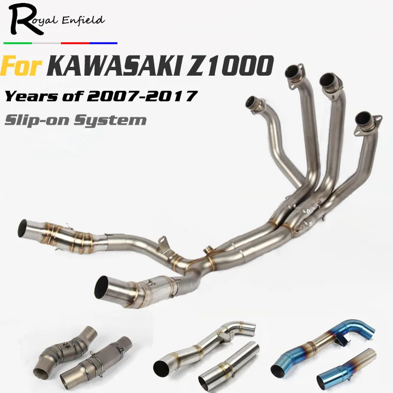 Buy For Z1000 07 17 Motorcycle Exhaust Pipe Modified