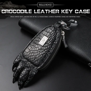 

Car Key Case for Rolls-Royce Phantom 2018 Leather key cover box leather key bag bag2017 Car Key Cover Top Layer Leather