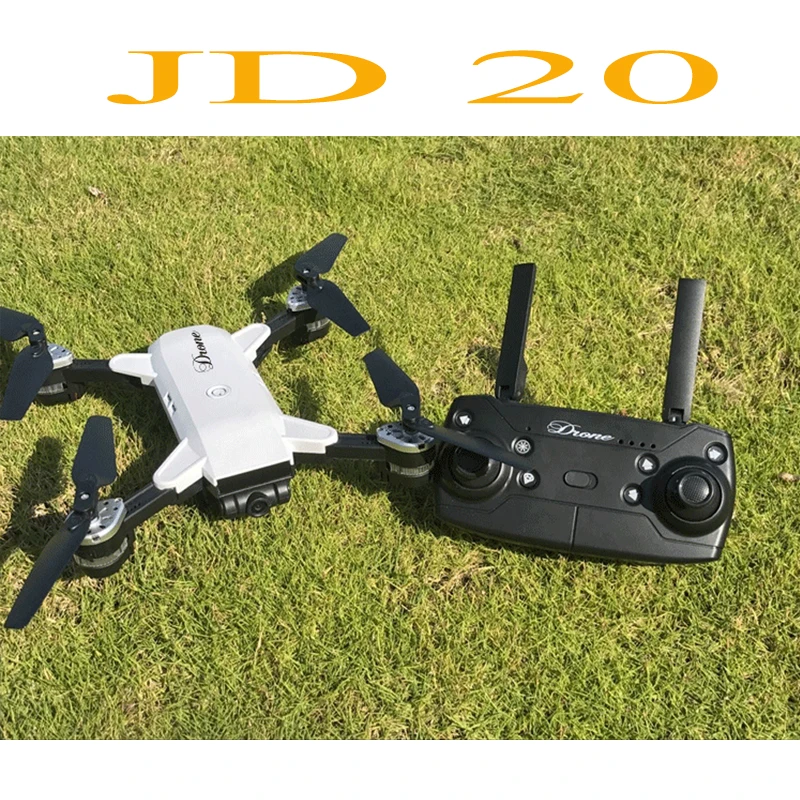 Дрон Jdrc с Hd камерой JD20 Wi Fi FPV 2 мегапиксельной широкоугольной складной ручной
