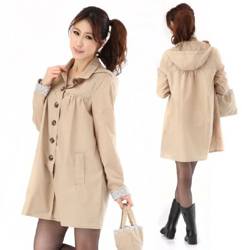 

Raincoat For 2019 Impermeable Rain Coat Hot Sale Women Windbreaker-style Fashion Genuine Female Breathable Waterproof Raincoat