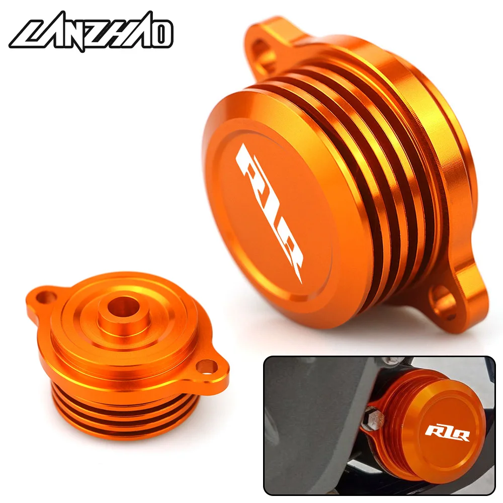 

Orange Motorcycle Engine Stator Fuel Filter Cover Cap CNC Aluminum Accessory for KTM Duke 250 390 2017 2018 2019
