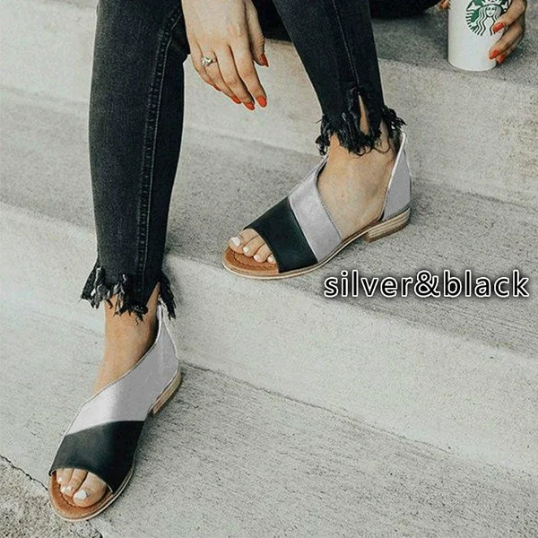 حذاء كاجوال النساء الصنادل لينة جلدية صندل مسطح الصيف أحذية امرأة زائد حجم زقزقة اصبع القدم صنادل شاطئ Chaussures فام النساء حذاء كاجوال النساء الصنادل لينة جلدية صندل مسطح الصيف أحذية امرأة زائد حجم زقزقة اصبع القدم صنادل شاطئ Chaussures فام النساء