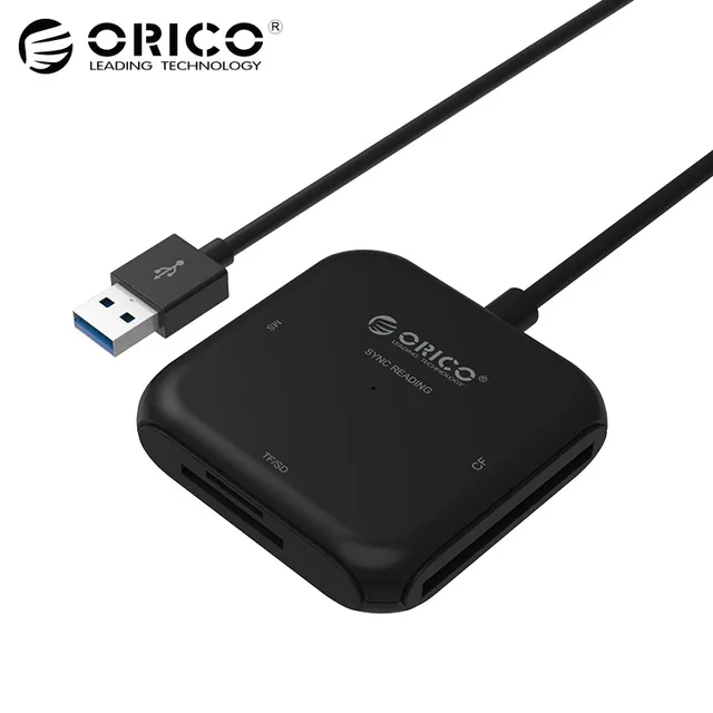 Best Offers ORICO 4 in 1 USB3.0 Card Memory Reader Micro Extension Headers CardReader for TF SD MS CF Adapter Super Speed for Computer Phone Best Offers ORICO 4 in 1 USB3.0 Card Memory Reader Micro Extension Headers CardReader for TF SD MS CF Adapter Super Speed for Computer Phone