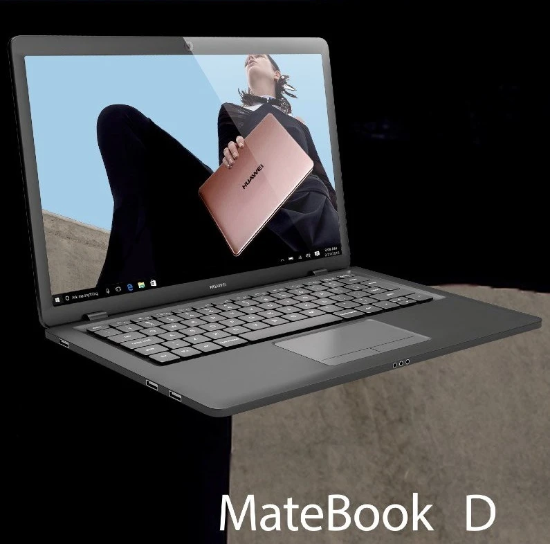 Качественный ноутбук HUAWEI MateBook D 15,6 дюймов с процессором Intel i7 8-го поколения NVIDIA 2 Гб GPU 8 Гб Ram 128 Гб SSD+ 1 ТБ HDD FHD матовый дисплей