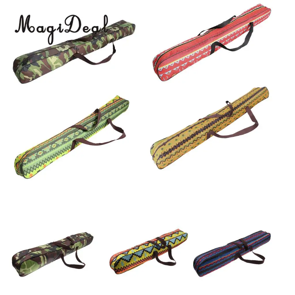 Canopy Tent Pole Rod Trekking Stick Storage Bag Canopy Fishing Rod Protection Carrier Pouch with Chinese Traditional Pattern