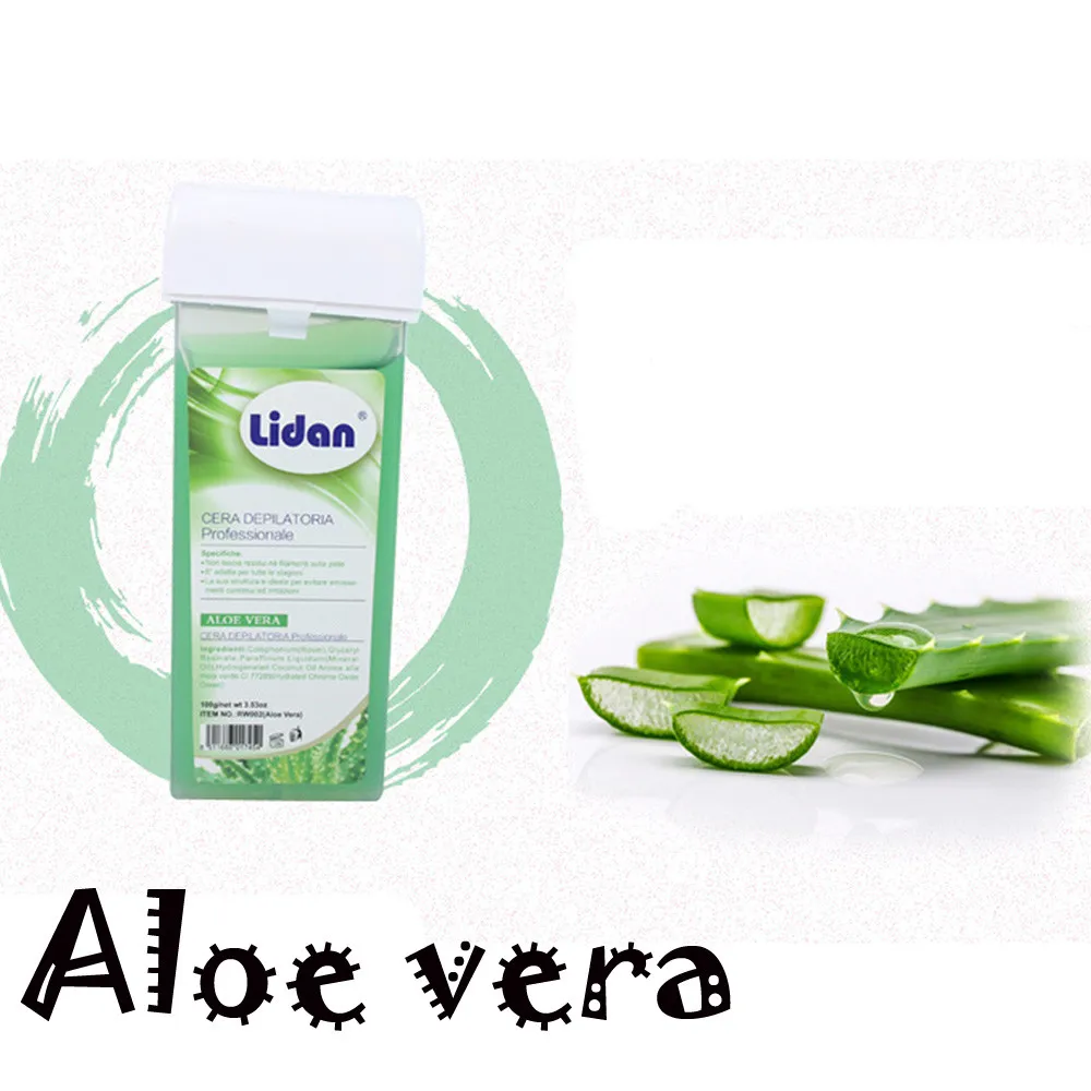 

Depilatory Wax Cartridge for Refillable Roll On Wax Heater For Waxing Hair Removal & Depilation & Epilator 100g
