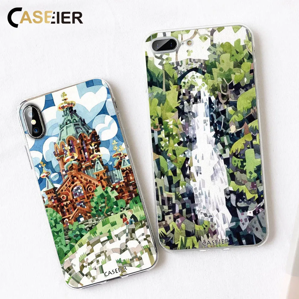 CASEIER Soft TPU Phone Case For Samsung Galaxy A3 A5 A7 J3 J5 J7 Note 5 2017 2016 Ultra Thin Chic Mosaic Pattern Cover Capinhas |