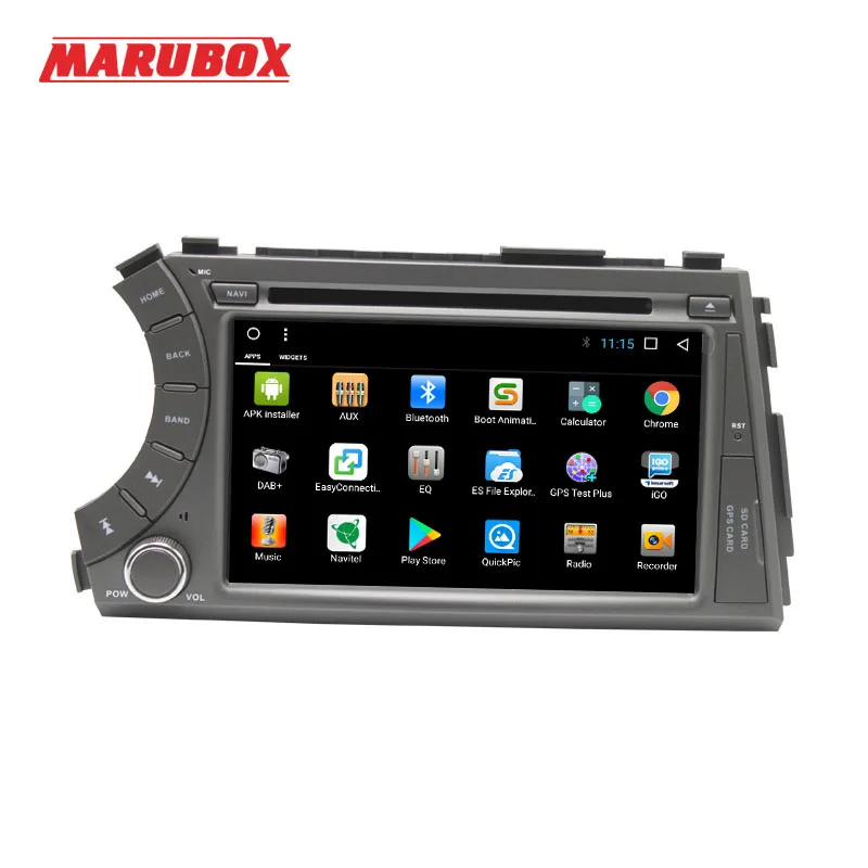 Discount MARUBOX Double Din 2G RAM Android 7.1 Car Multimedia Player For SSANGYONG Kyron 2005-2015 7" Stereo Radio GPS Navi DVD 7A606DT3 2