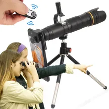 Orsda 4K HD 16-35X телескоп Камера зум-объектив для смартфон Lente Celular 3-секционный Регулируемый сотовый телефон телефото Объективы