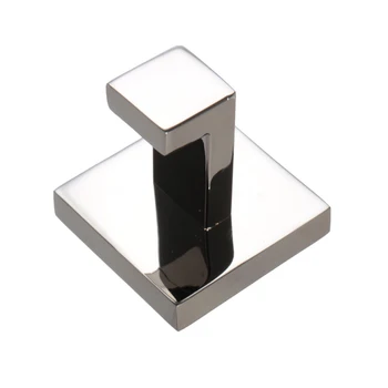 

CNIM Hot 304 Stainless Square Mirror Polish Coat Towel Robe Holder Hook Bath Wall Hanger