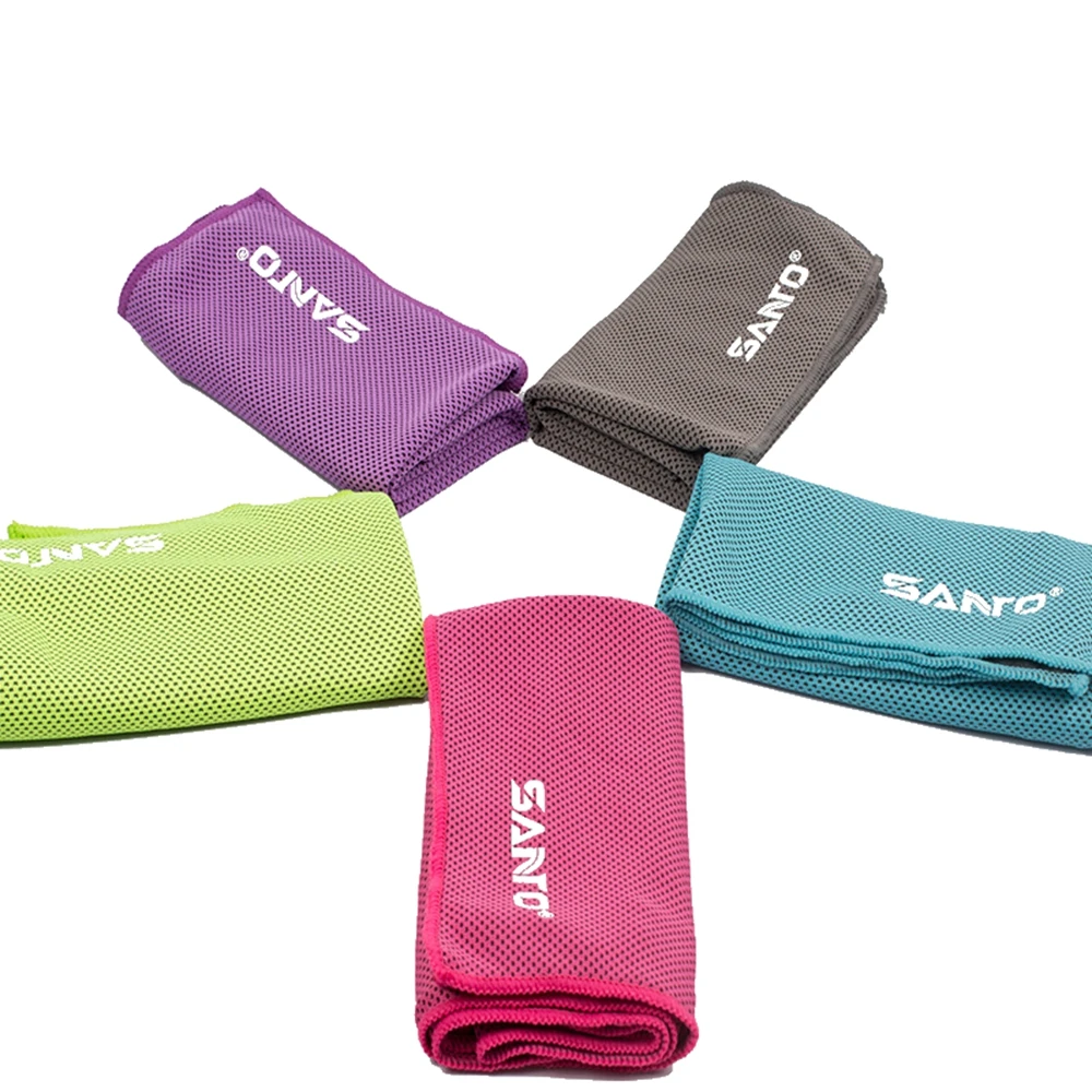 

SANTO Compact Quick Drying Icy Towel Cold Cool Artifact Ice Camping Hiking Hand Face Towel Absorb Sweat Quick Cooling