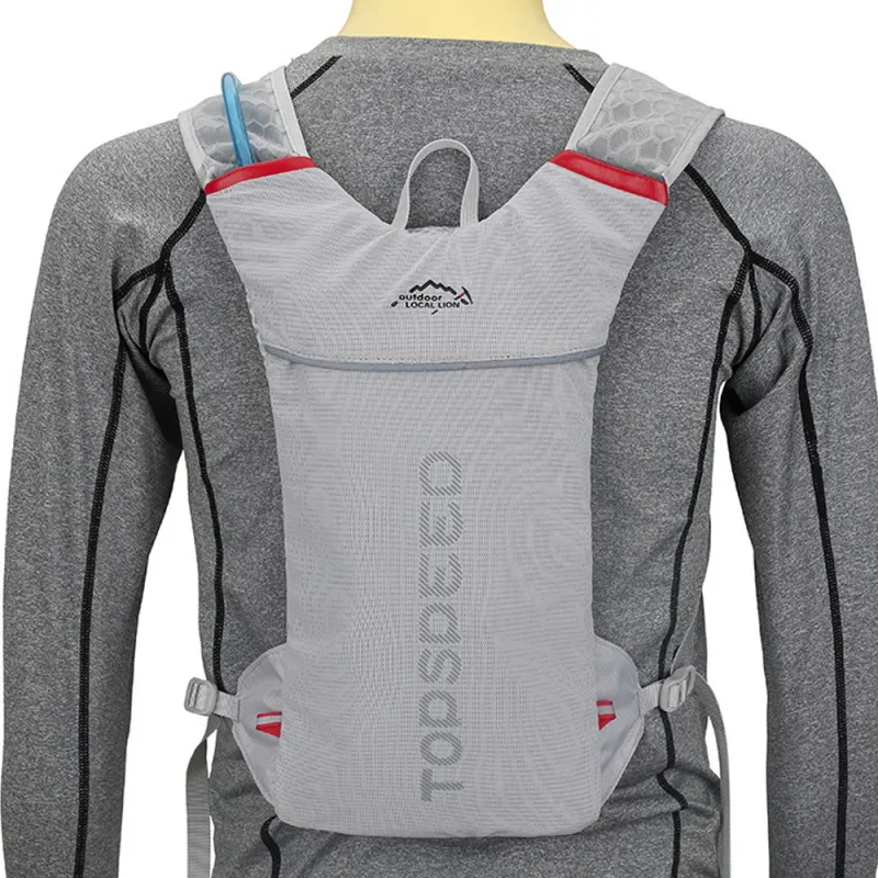 5 L Grey Colors Женский Мужской рюкзак для бега, гидратация 5л/2л, рюкзак для езды на велосипеде, бега, спортивный рюкзак для бега, сумка для марафона, купить 1 отправку 1 - Цвет: 5 L Grey Colors