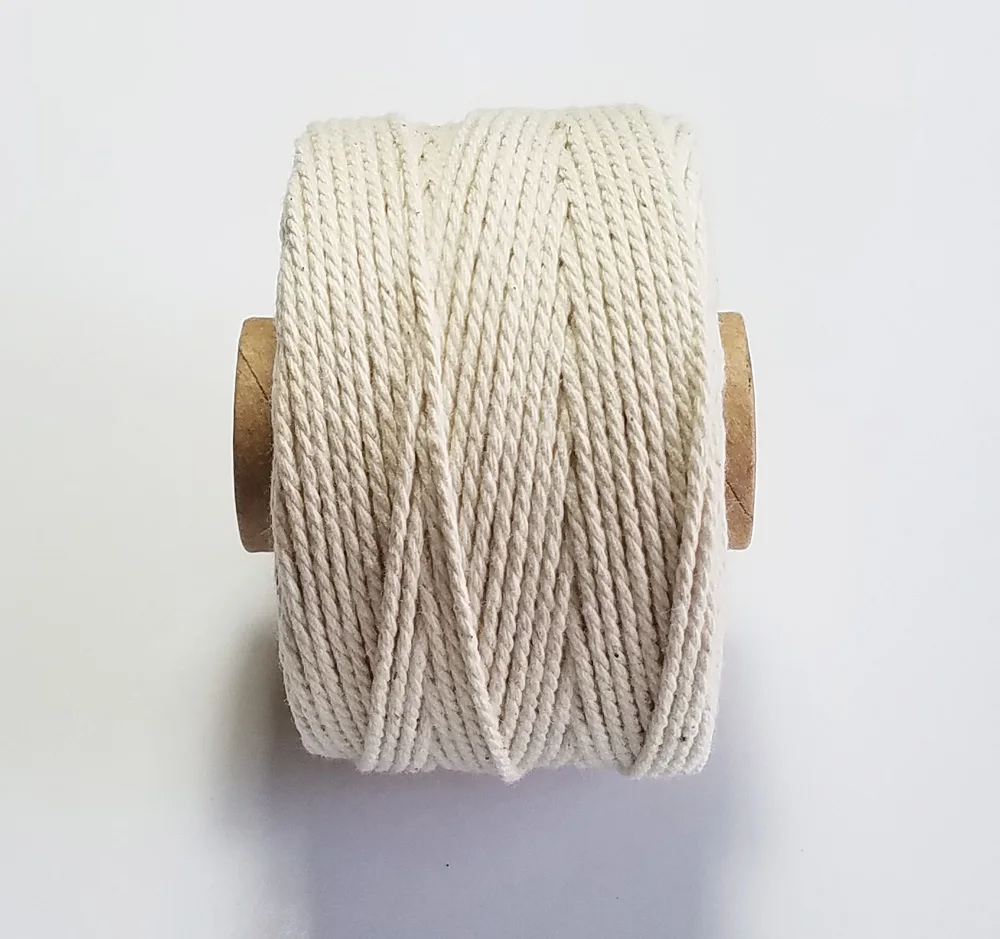 100% Natural cotton rope twine cords 80m/roll tag hang handmade accessory DIY