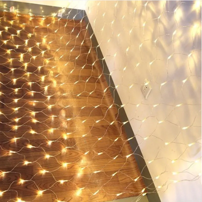 SPLEVISI 1.5M*1.5M 3X 2M LED Net Mesh String Fairy Lights christmas lights Home Party Wedding christmas tree decoration lights SPLEVISI 1.5M*1.5M 3X 2M LED Net Mesh String Fairy Lights christmas lights Home Party Wedding christmas tree decoration lights