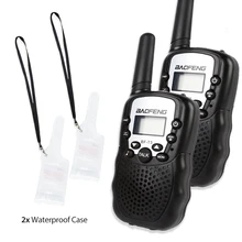 2 шт. Baofeng T-3 портативные рации 1.9 миль CTCSS VOX фонарик GMRS светодиодный дисплей ветчиной двусторонней радиосвязи трансивер