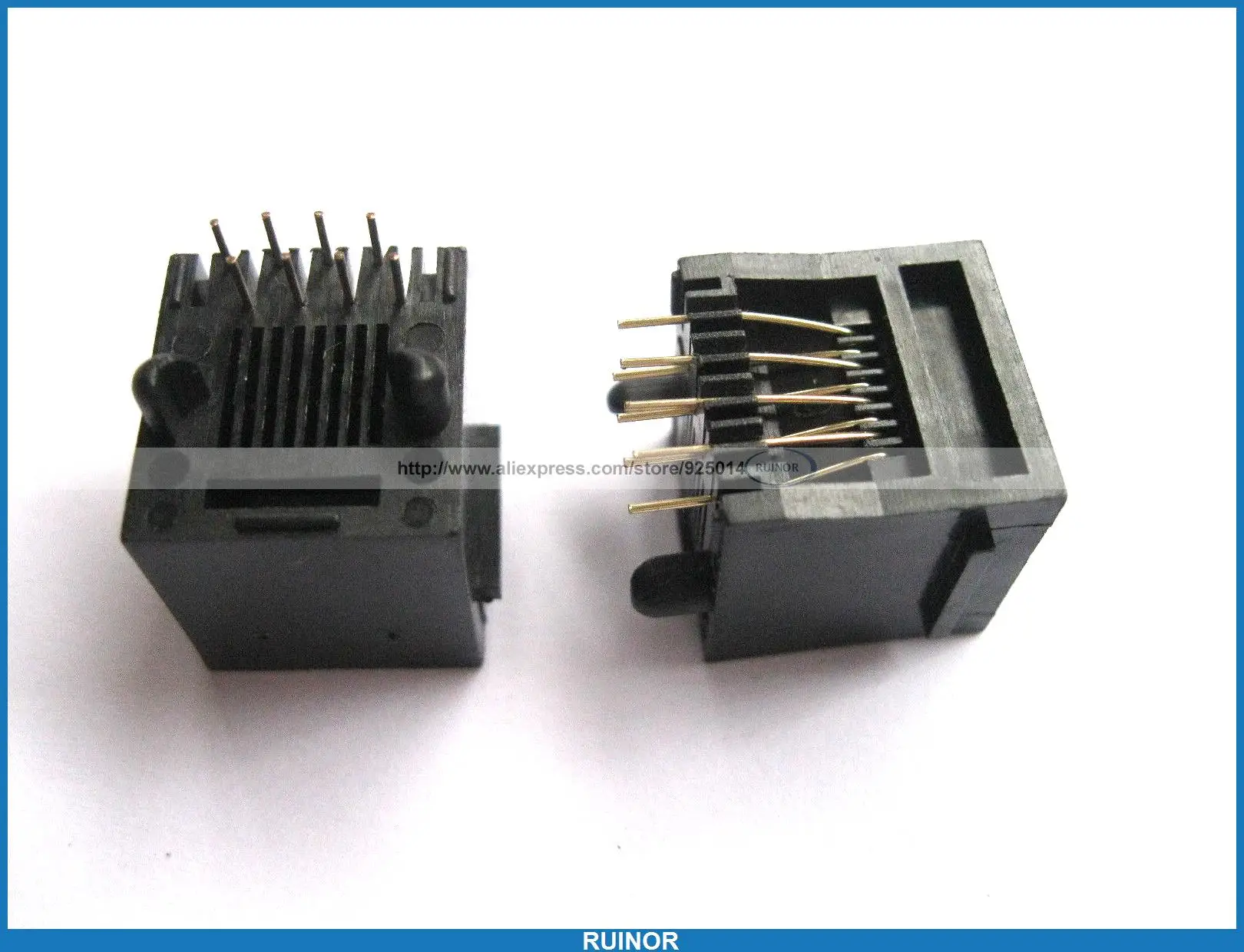 

50 Pcs RJ45 Modular Network PCB Jack Connector 5222 8P8C