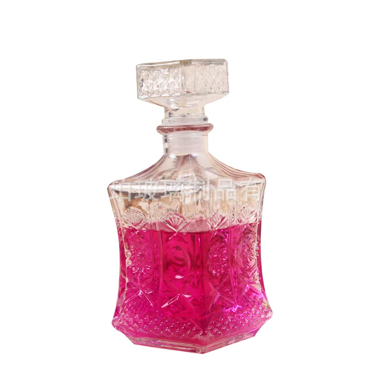 

1PC Crystal Glass Wine Red Bottle Wine Decanter Whiskey Liqour Pourer Home Bar Vodka Beer Bottle Jar Jug