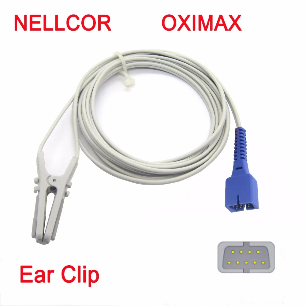 Compatible Nellcor with oximax DB9 connector 9pin child nellcor adult