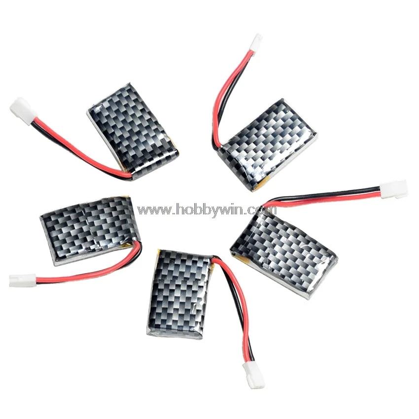 

3.7V/1S 200mAh 20C LiPO Battery with Walkera plug x5pcs for RC mini aircraft Lipolymer power
