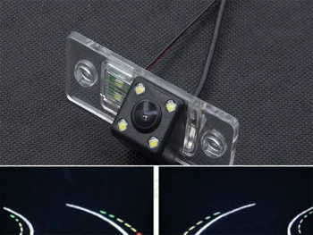 

Dynamic 4LED Trajectory Tracks Car Rear view Camera for auto Volkswagen Skoda Fabia 2008 2009 2010 2011 2012 2013 Octavia