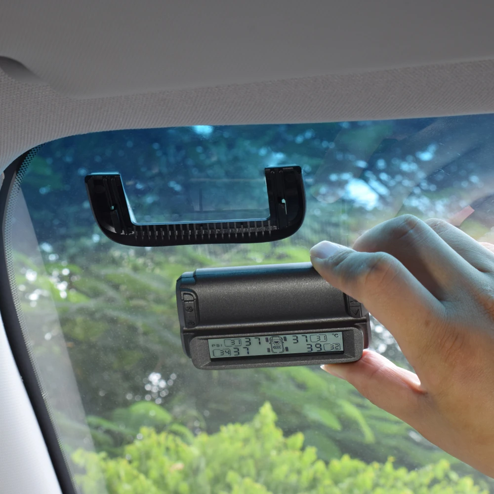 Deelife Tyre Pressure Monitoring System TPMS Solar Car Windshield Tire Pressure Alarm TMPS Wireless External / Internal Sensor