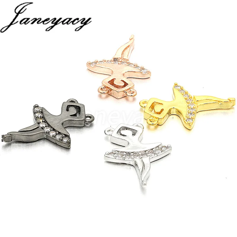 

Janeyacy 2018 Most Popular Jewelry Girl Zircon Accessories CZ Pendant Brooch Anklet DIY Accessories Production Accesorios C31