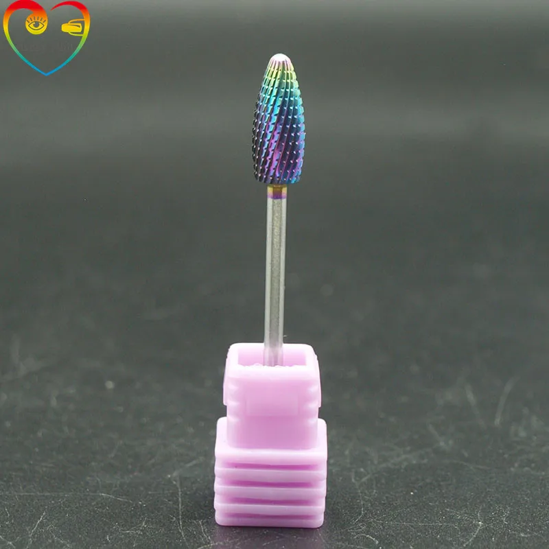 Easynail RainbowCoating Rotary Nail Drill Bits Tungsten Carbide Bits