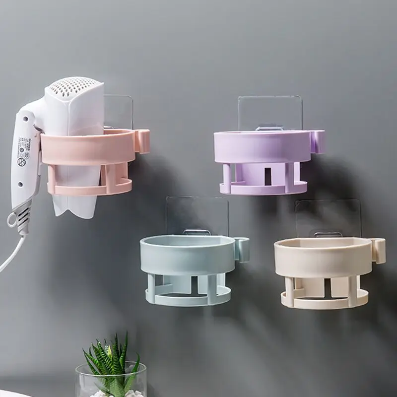 

Bathroom Without Punching Bathroom Shelf Without Traces Attached To The Air Duct Shelf Suction Wall Hair Dryer Rack