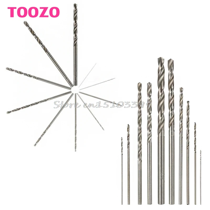 

10Pcs/Set HSS High Speed White Steel Twist Drill Bit Set for Dremel Rotary Tool