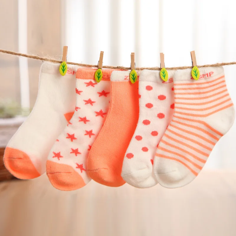 10 пар/лот; милые носки для малышей; одежда для малышей; новые ZS-RE82F для маленьких мальчиков и девочек - Цвет: e