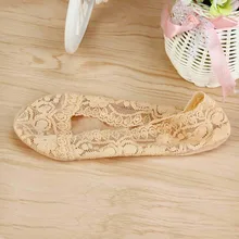 Женские кружевные невидимое нескользящее покрытие для девочек, ультратонкие эластичные носки с низким вырезом, нескользящие носки algodon calcetines lote calcetines mujer