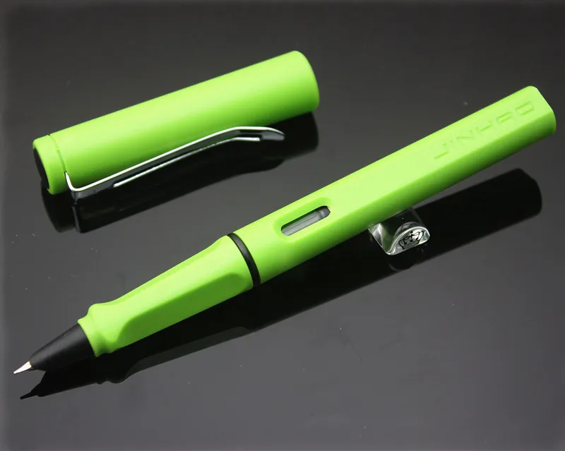 Jinhao 599A Высокое качество пластиковая перьевая ручка 0 38 мм дополнительный тонкий