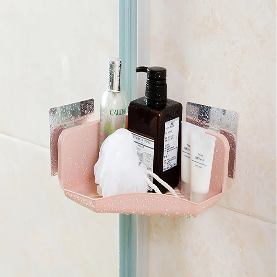 1 шт. угловой дренажный стеллаж крепкая настенная полка для мытья ванной комнаты органайзер для ванной комнаты Аксессуары для ванной комнаты