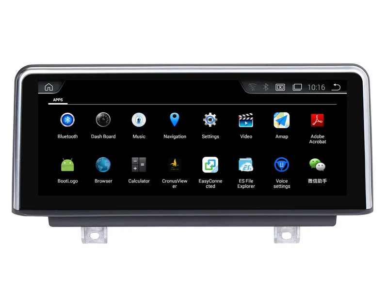 Top 10.25" Android 7.1 Car Player GPS Navigation for BMW 3 Series F30 F31 F34 2013-2016 with SD USB Stereo iDrive 4Core 2G+ 32G 4