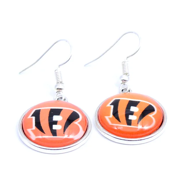 Earrings Cincinnati Bengals Charms Dangle Sport Earrings Cincinnati Bengals Charms Dangle Sport Football Jewelry For Women Birthday Party Gift 5