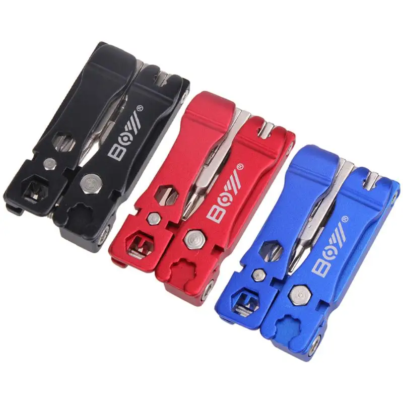 

19 in 1 Bicycle Practical Tools Foldable Hex Key Screwdriver Wrench MTB Mountain Cycling Bike Repair Tools Multi Kit New