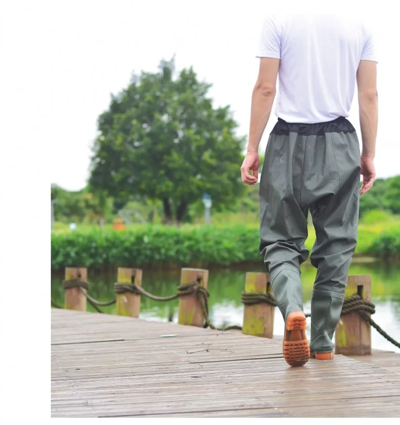 Fly Fishing Waders Pant Durable Weatherproof Wading Breathable Waist Pants A004 | Спорт и развлечения