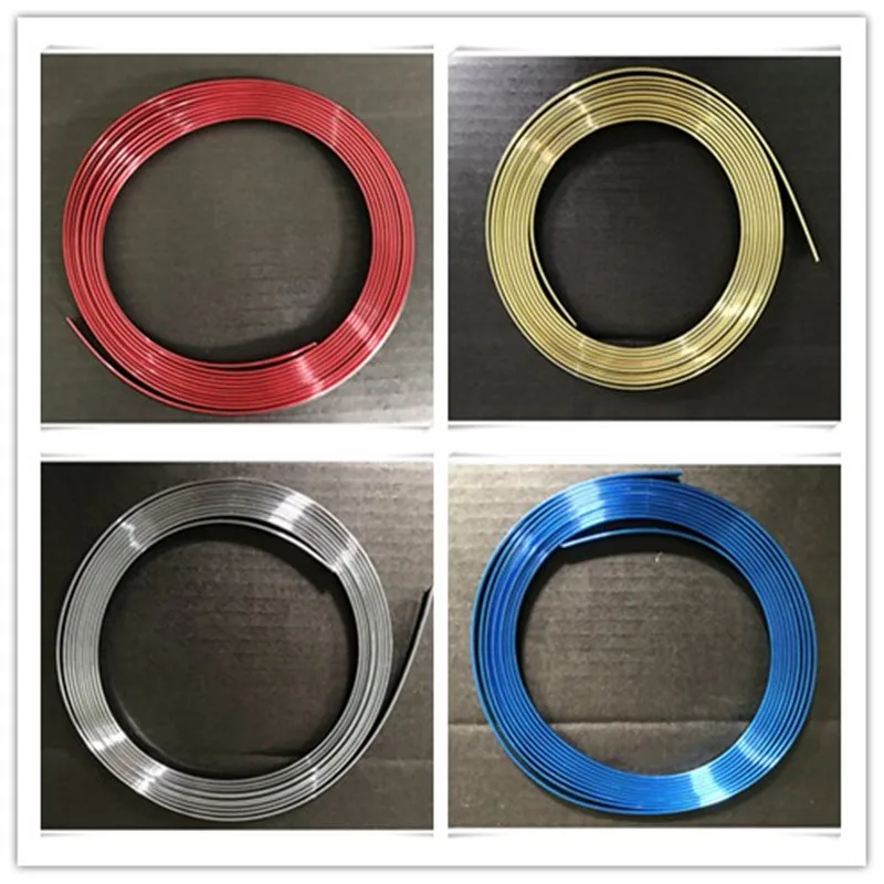 Автомобильная решетка 5 м внутренние и внешние молдинги декоративная красная