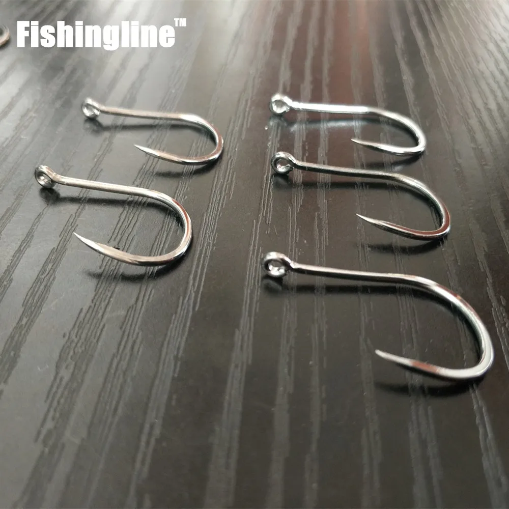 Набор рыболовных крючков FishingLife из высокоуглеродистой стали 30/50/100 шт. набор с